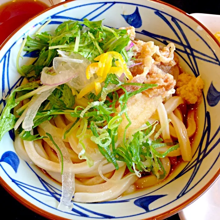 牛しゃぶ柚子おろしぶっかけうどん|あっちさん