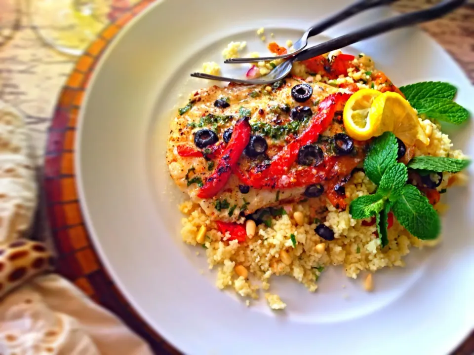 (Italian) Red Snapper and vegetable couscous|Taste-New Americanさん