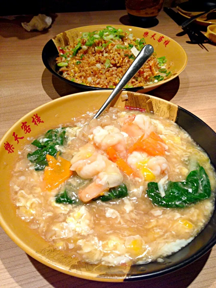 prawn kwetiaw n fried rice|fiofieさん