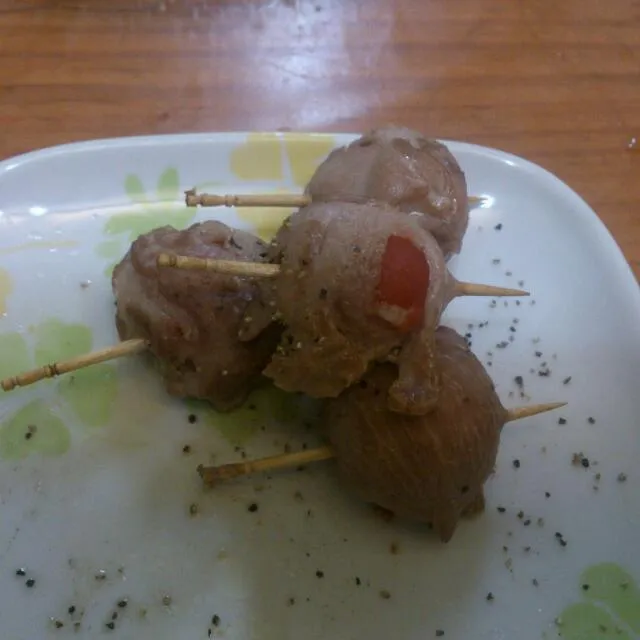 Snapdishの料理写真:トマト串焼き|めぐみさん