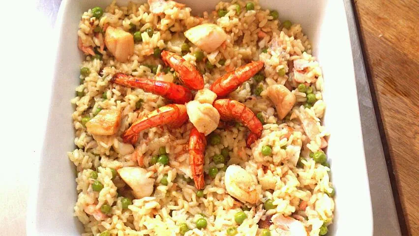 Snapdishの料理写真:seafood risotto|Lisa Boruchさん