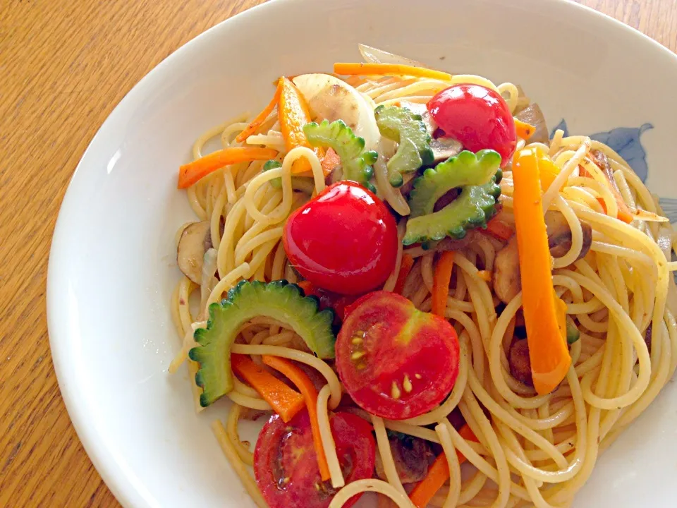 野菜とアンチョビのパスタ|みんちさん