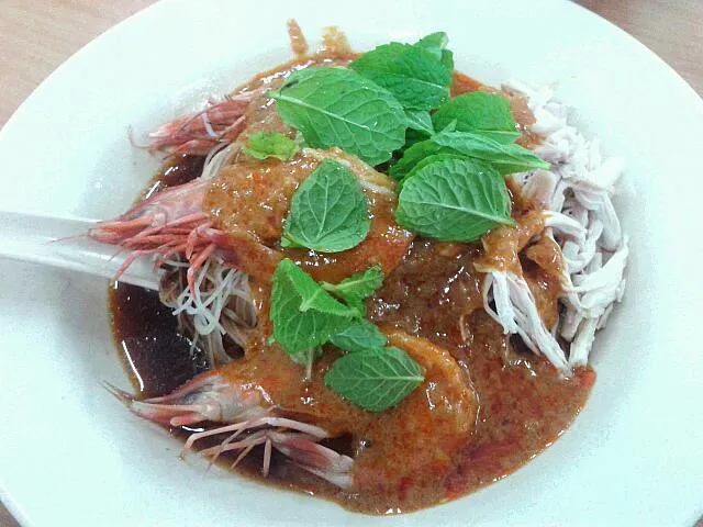 big prawn curry mee|Derbie Wongさん