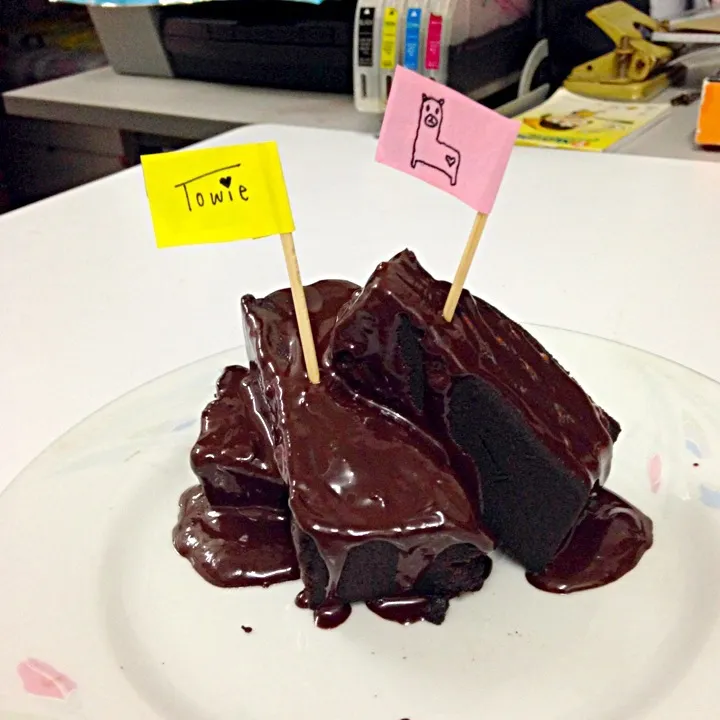 Snapdishの料理写真:Homemade brownies|Towie Leeさん