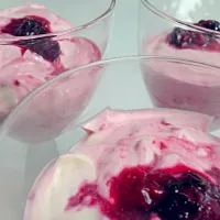 Snapdishの料理写真:Blueberry and raspberry fool|Tracey Jamesさん