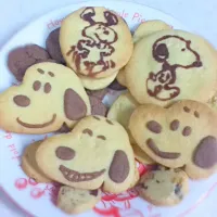 Snapdishの料理写真:スヌーピークッキー|ハム子さん