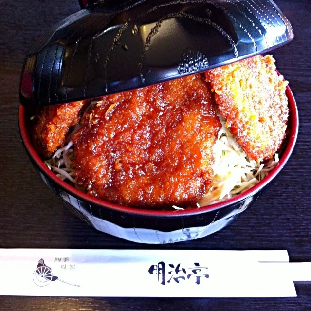 駒ヶ根の明治亭のソースヒレカツ丼|Tom666さん