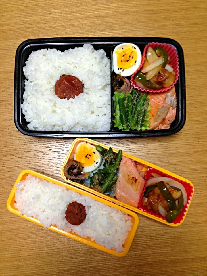 Snapdishの料理写真:８月１９日パパと私のお弁当|川上千尋さん