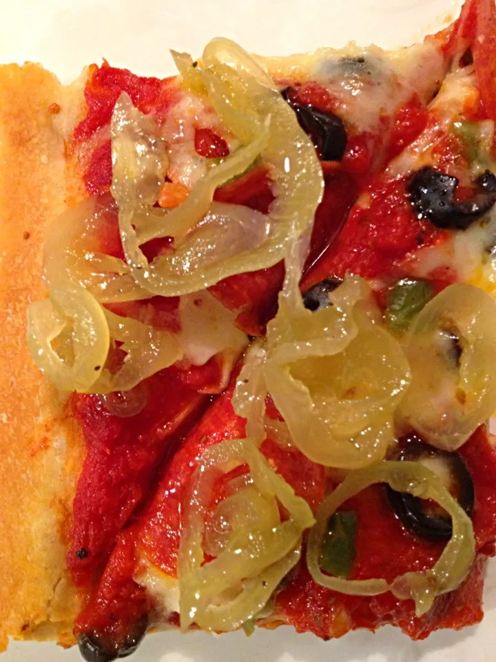 Pizza w/ uncle Gary's gourmet Peppers|Gary Langerさん