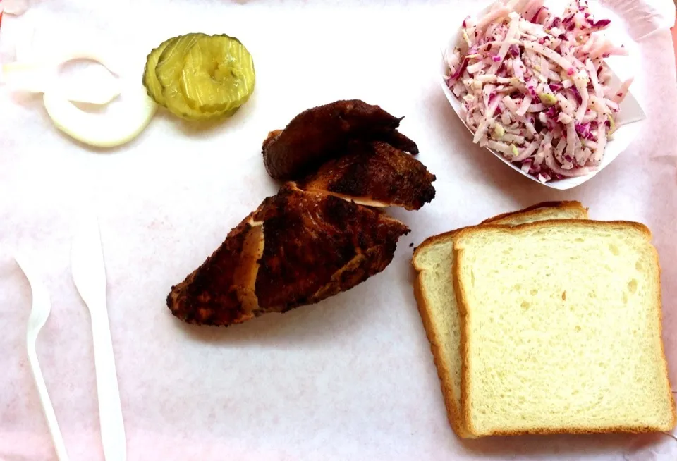 Barbecue Chicken and Slaw from Horse Thief BBQ|sooprcoolchicaさん