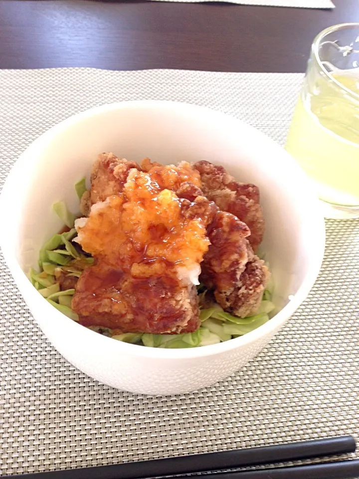 唐揚げのみぞれあんかけ|まりえさん