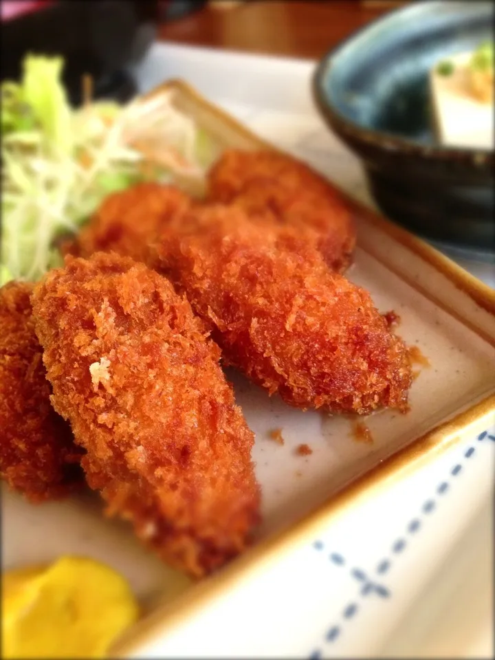 カキフライ定食|寺尾真次さん