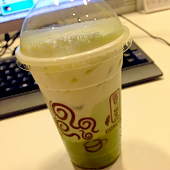 Matcha tea. ^^|해리さん