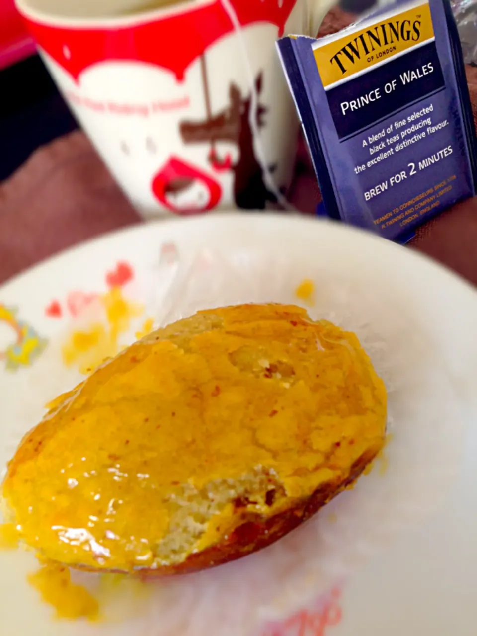 sweet potato with my favorite tea|Shuri Ohikeさん