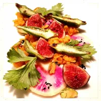 WATERMELON RADISH. RED LENTIL. FIG. OKRA. CELERAIC LEAF. KALONJI