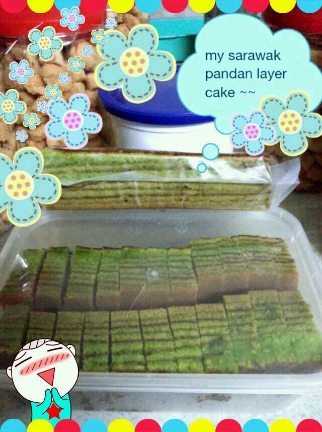 pandan layar cake..|Sally Por Li Pengさん