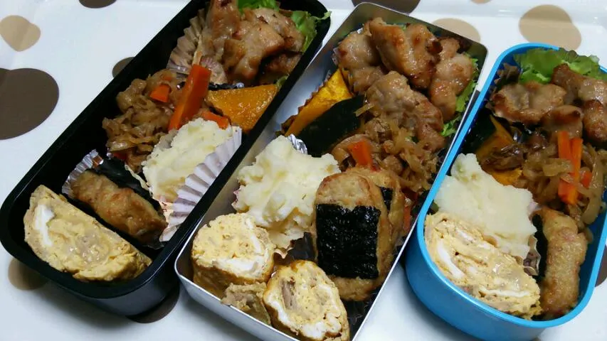 子どもたち＆オレ弁当8月20日|クッキングおやぢさん