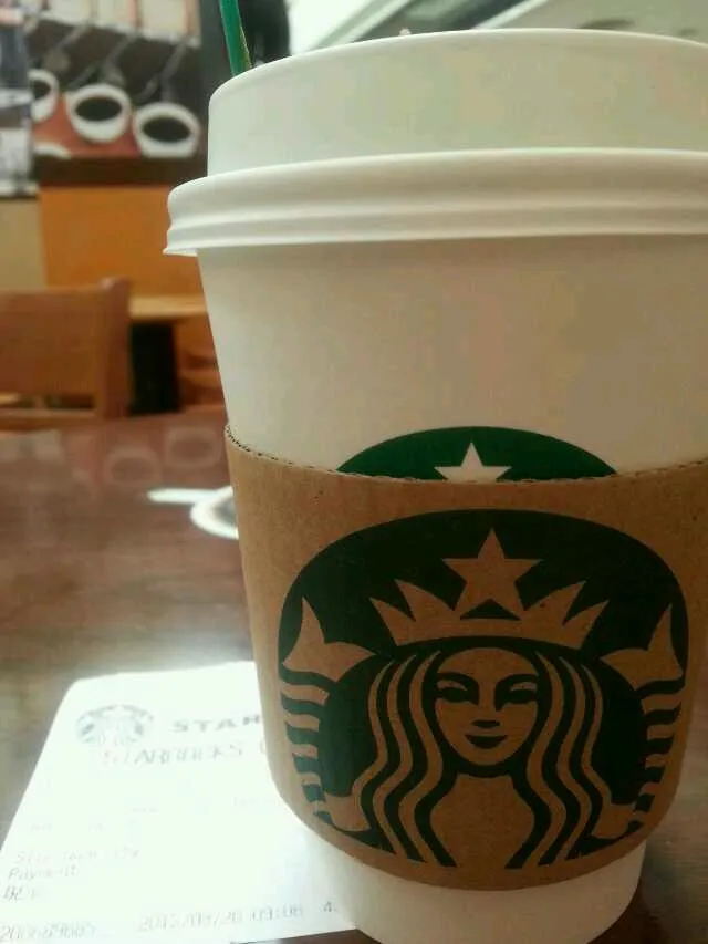 Snapdishの料理写真:Starbucks coffee. GREEN TEA LATTE :)|Wong Judithさん