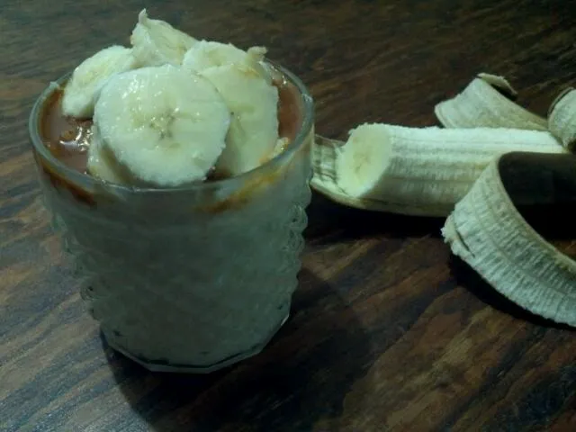 arroz con leche y platano|Javier Rdz.さん