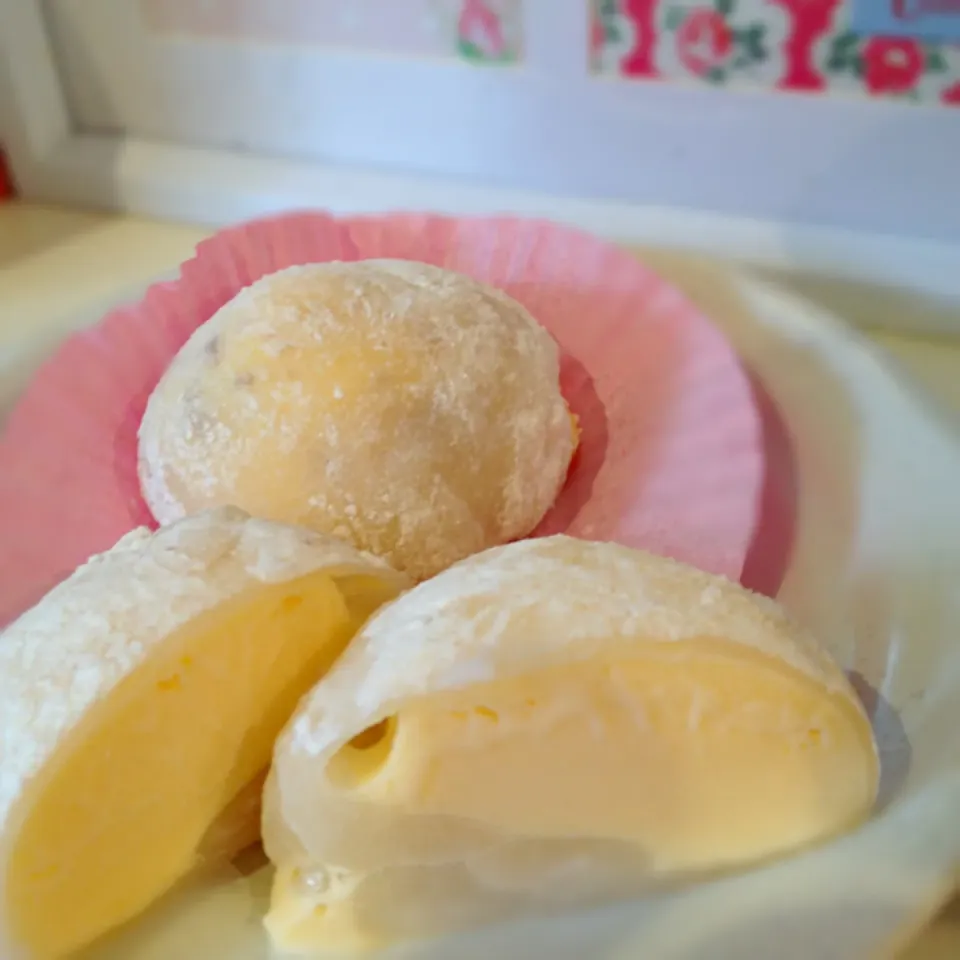 Rice cake with vanilla ice-cream|Chibiko's Kitchenさん