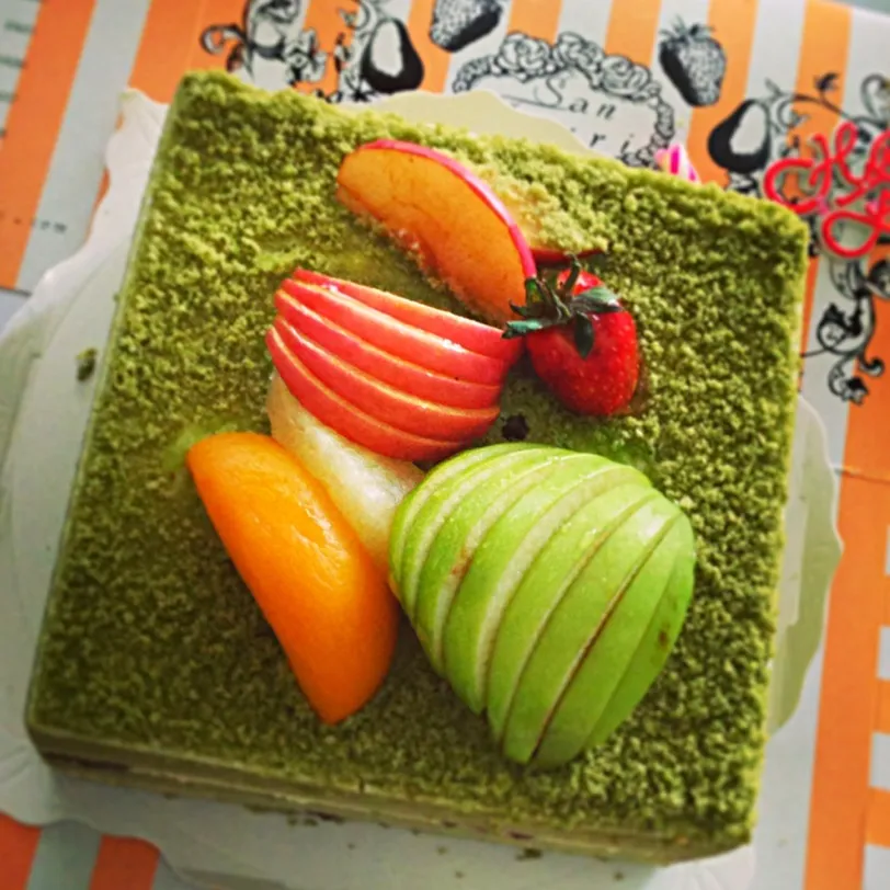 Green tea red bean cake|LyzelleMayさん