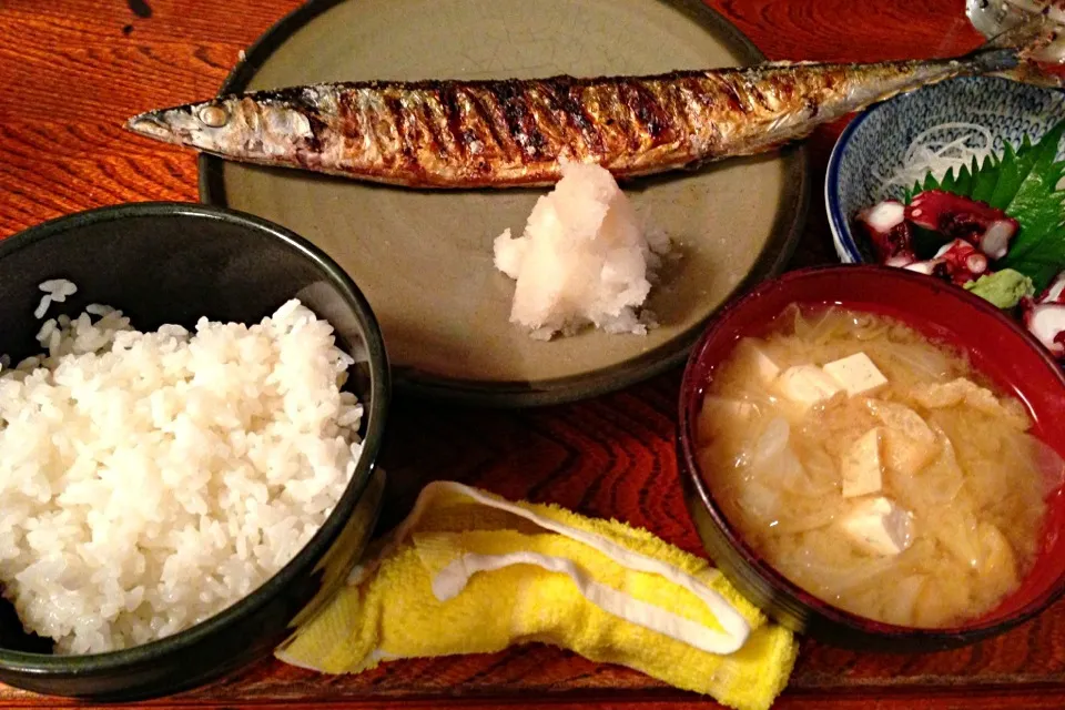 秋刀魚定食|Naoya Ishiharaさん