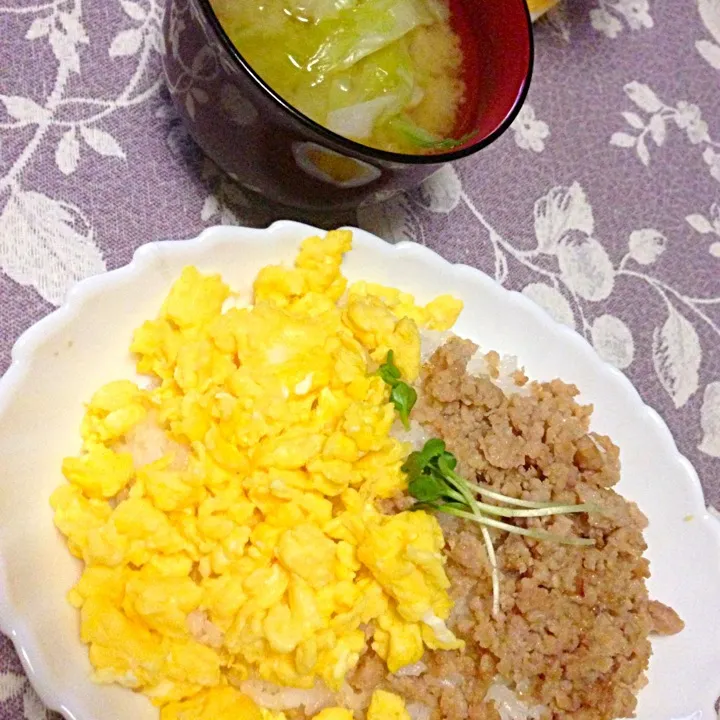 鶏そぼろ丼♪|tusumkoさん