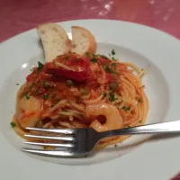 Snapdishの料理写真:まかないパスタ|おかちさん