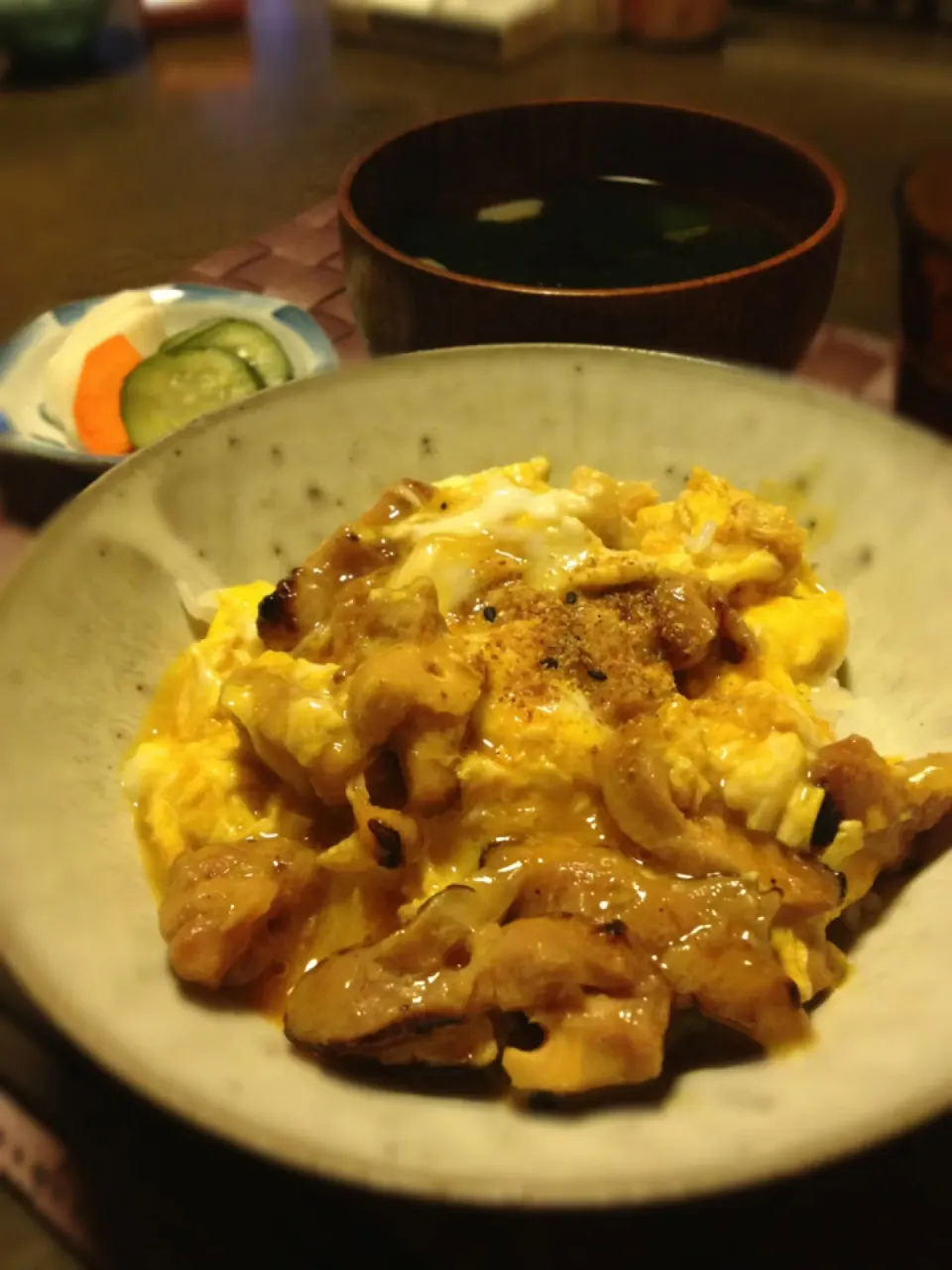 焼き鳥で親子丼|maruruさん