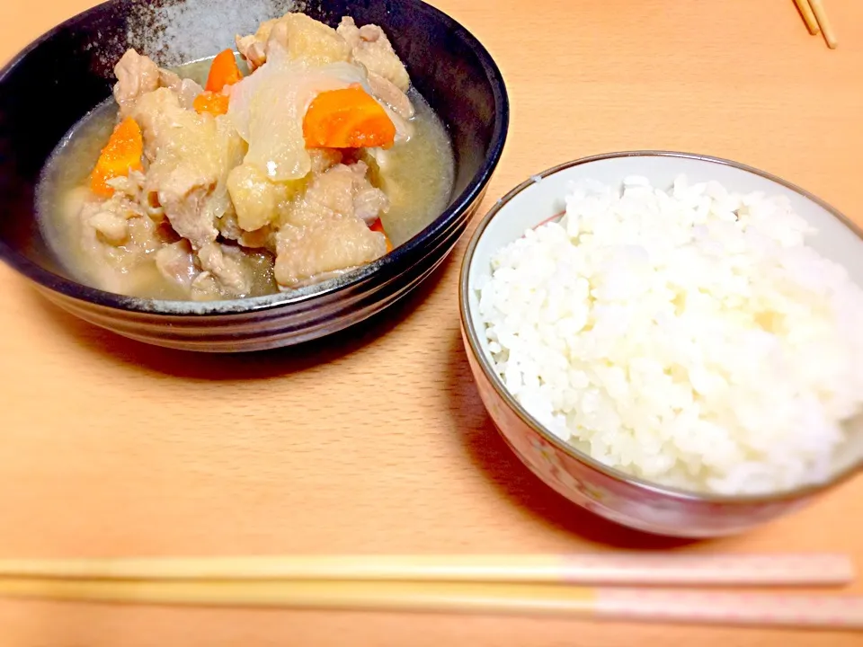 Snapdishの料理写真:今日のまかない飯ー（笑）|kyokoさん