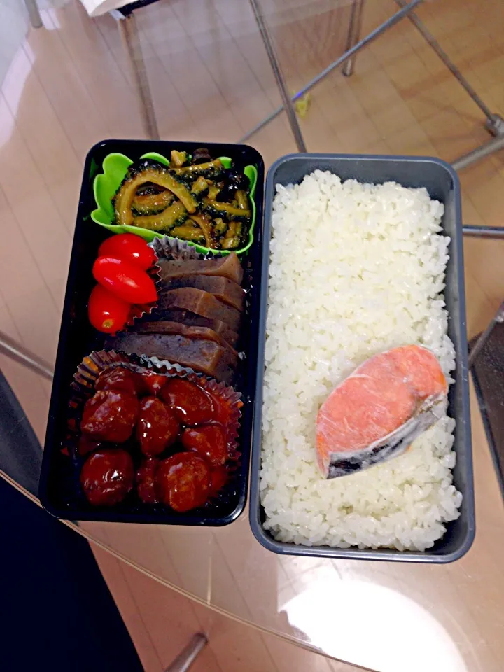 Snapdishの料理写真:ミートボール弁当|kanatanchanさん