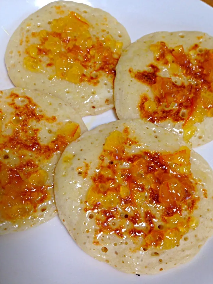 Crumpets for breakfast :)|mさん