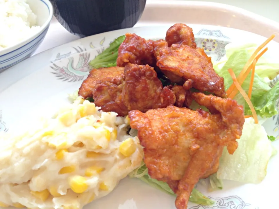 今日の社食はBBQチキン。430円。|ルーア・ブランカさん