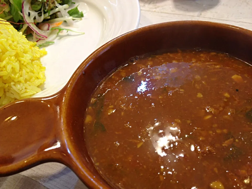 三軒茶屋、とんがらしの豚バラ軟骨カレー。|スパイシー丸山さん