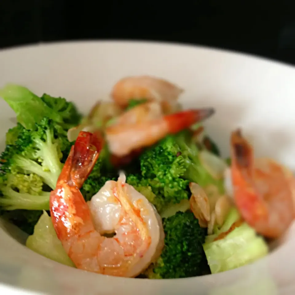 Broccoli & prawns|willzさん