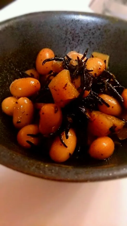 栄養満点！大豆とひじきの煮物|さとさん