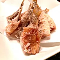 自分で釣ったイサキで唐揚げ|是枝恵美さん