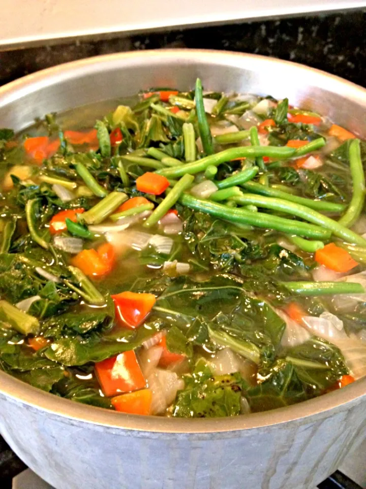 Turnip Greens, Collards, Green Beans & Kale|chris bowdenさん