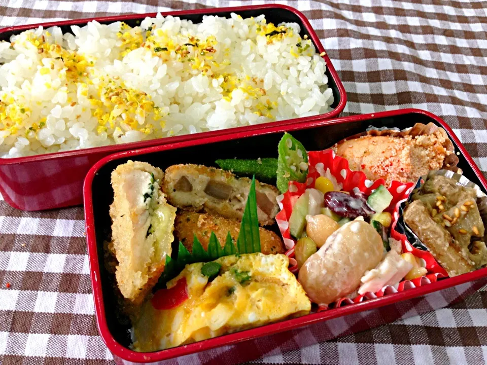 Snapdishの料理写真:8月22日 食物繊維弁当|sakuramochiさん