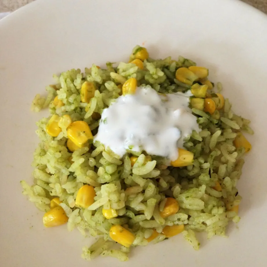 Arroz Poblano con Elote.|Loreleyさん