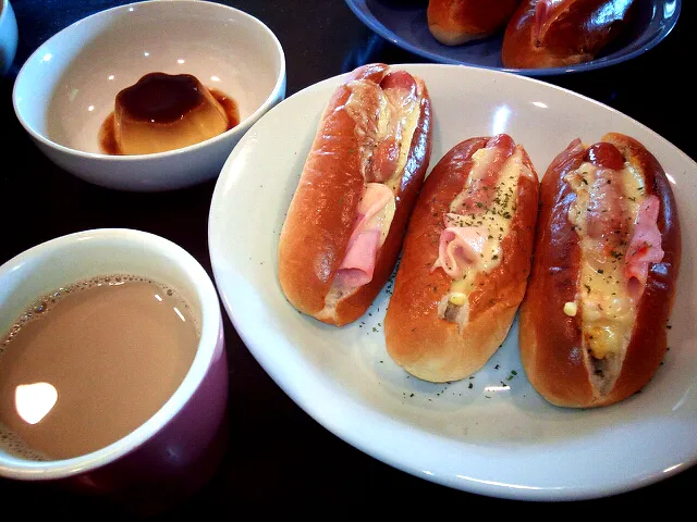 カフェオレ&チーズハムロール|フウミンさん