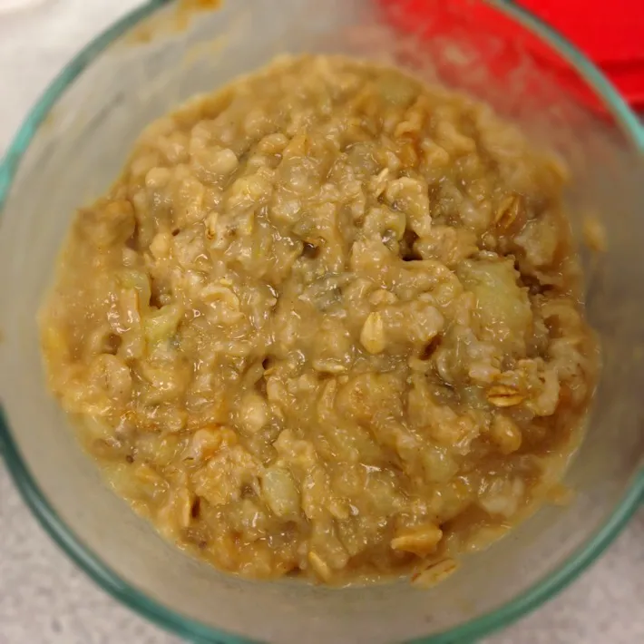 Banana peanut butter oatmeal|gofitlifeさん