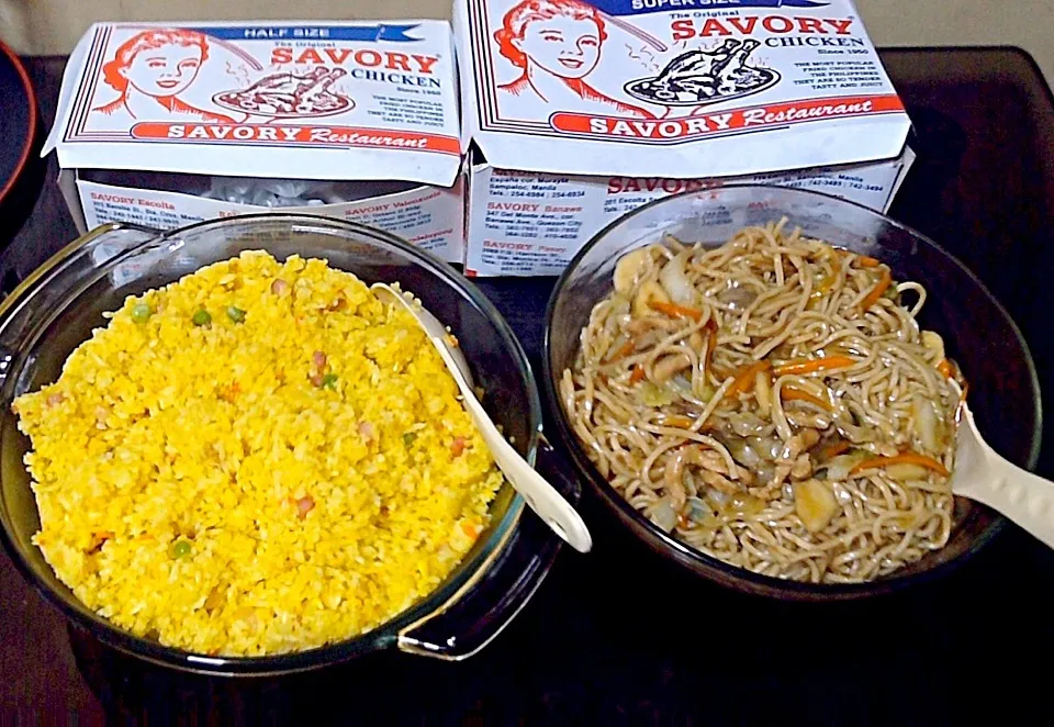 The Original Savory Friedrice, Special Crispy Pata, Buttered Chicken & Savory Pancit Canton!|iamfem05さん