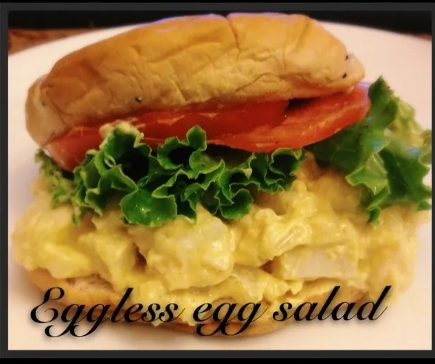 Eggless egg salad from the non-dairy formulary cookbook|malindaさん