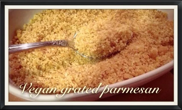 Vegan grated parmesan from the non dairy formulary cookbook|malindaさん