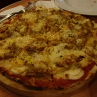 Snapdishの料理写真:chicken & egg pizza|chikpiさん