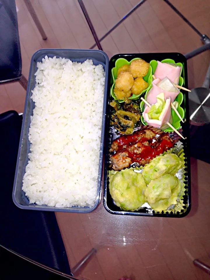 Snapdishの料理写真:金曜のお弁当〜|kanatanchanさん