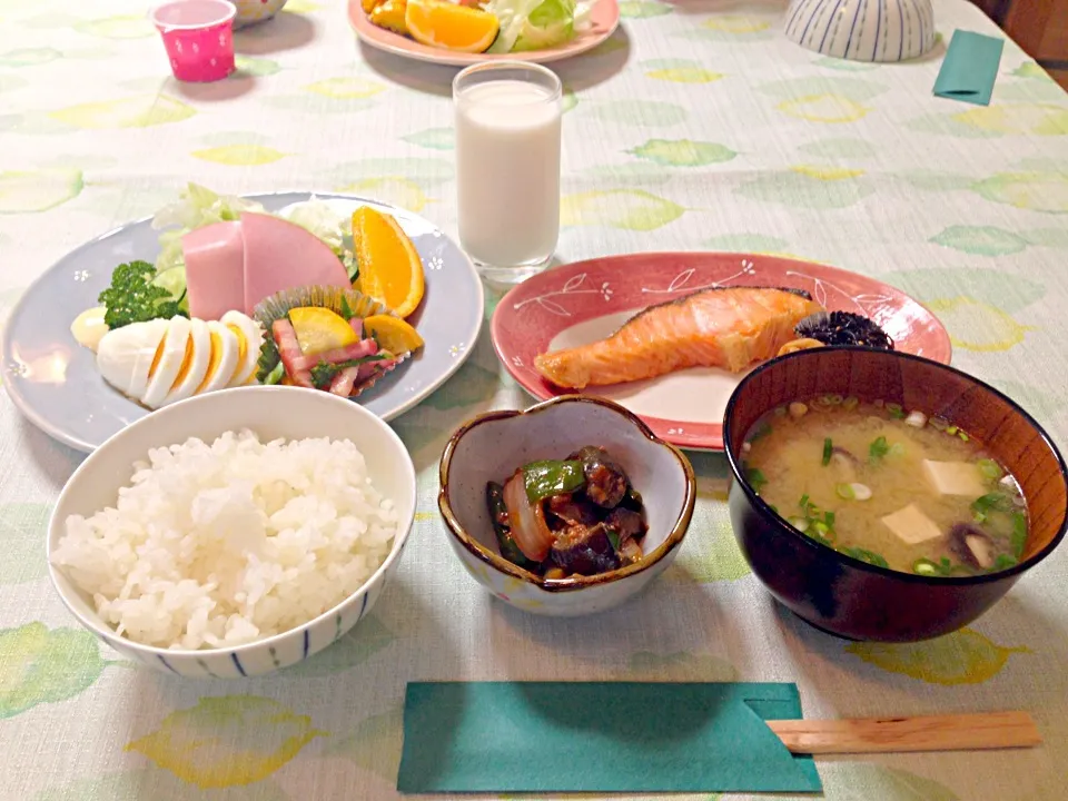 朝ごはん|ひよこ饅頭さん