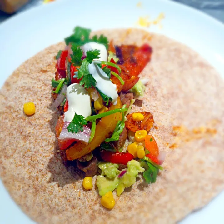 Vegetable fajita wrap|🍓Jolejo🍓さん