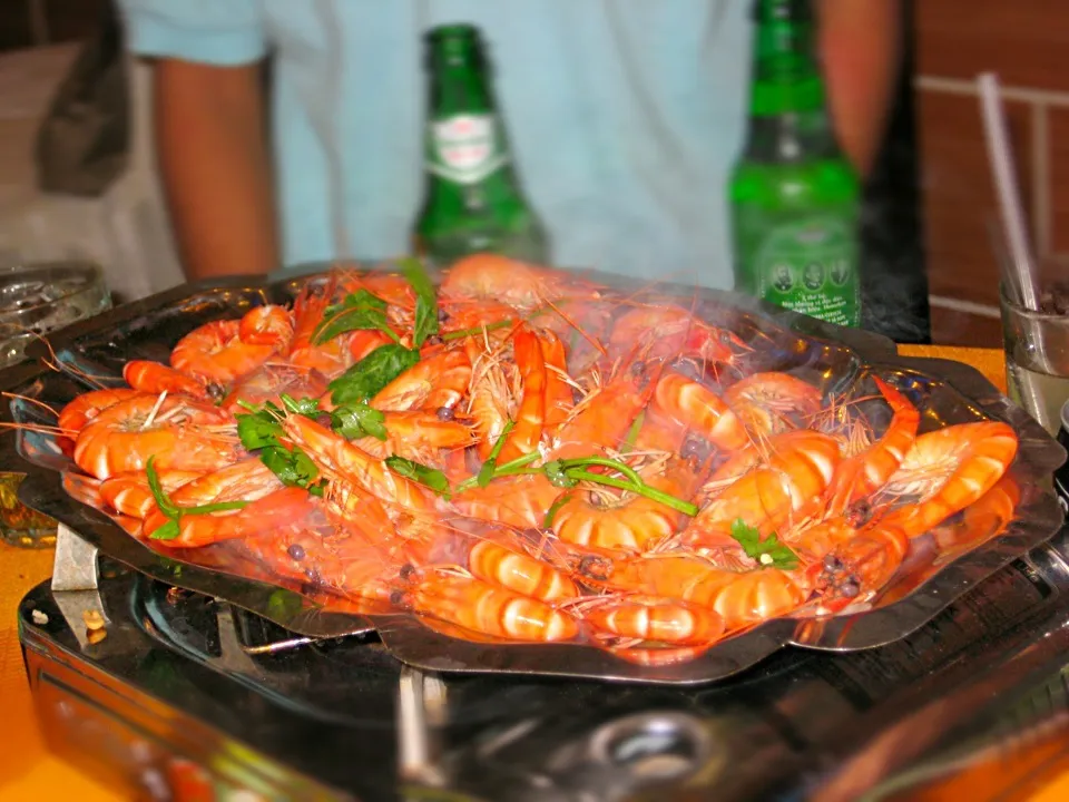 Shrimps in fresh coconut juice|@namamotoさん